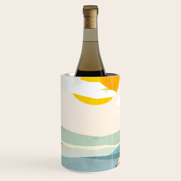 Tuscany italy landscape abstract art Wine Chiller Gallery Image 1