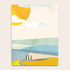 Tuscany italy landscape abstract art Notebook Gallery Image 4