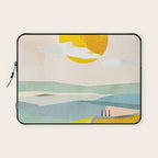 Tuscany italy landscape abstract art Laptop Sleeve Gallery Image 1