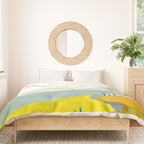 Tuscany italy landscape abstract art Duvet Cover Gallery Image 3