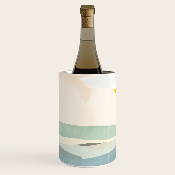 Tuscany italy landscape abstract art Wine Chiller Gallery Image 2