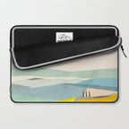 Tuscany italy landscape abstract art Laptop Sleeve Gallery Image 2