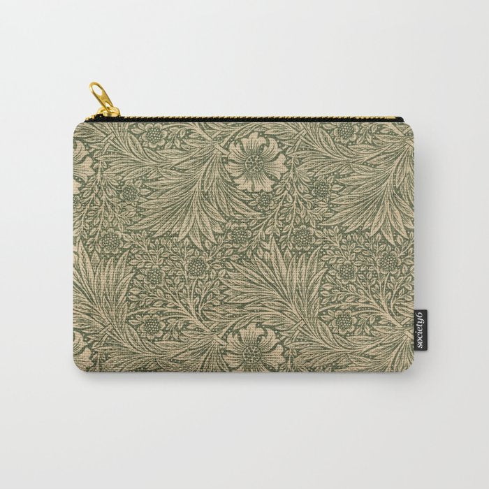 Marigold by William Morris 1875 Antique Vintage Victorian Jugendstil Art Nouveau Retro Pattern Carry All Pouch Gallery Image 1