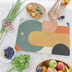 Geometric Color Play 01 Cutting Board Gallery Image 2