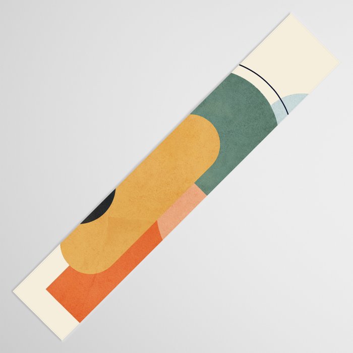 Geometric Color Play 01 Table Runner Gallery Image 3