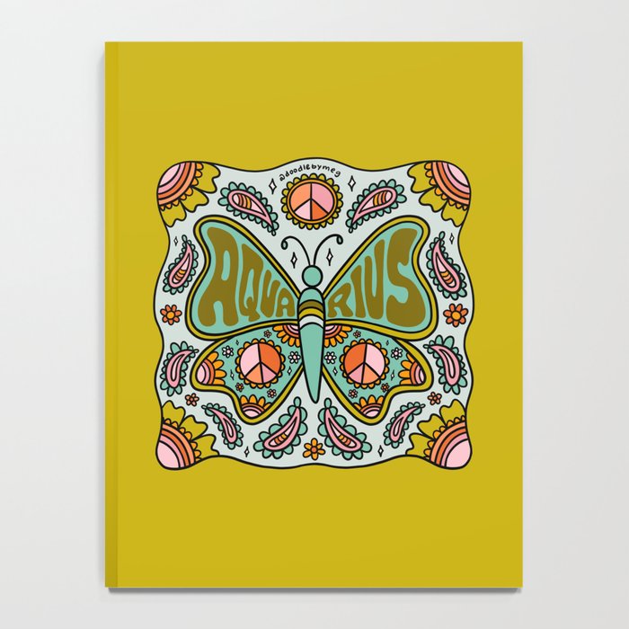 Aquarius Butterfly Notebook Gallery Image 4