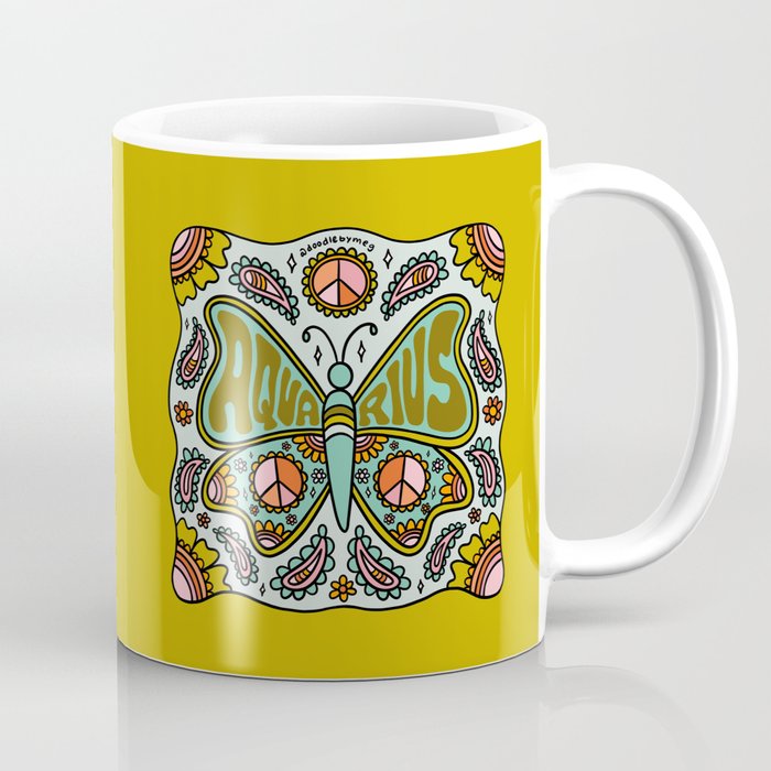 Aquarius Butterfly Coffee Mug Gallery Image 1