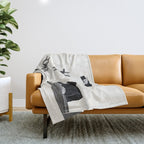 Selfie King Kong Throw Blanket Gallery Image 1