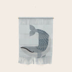Whimsical Blue Whale Wall Hanging Gallery Image 1