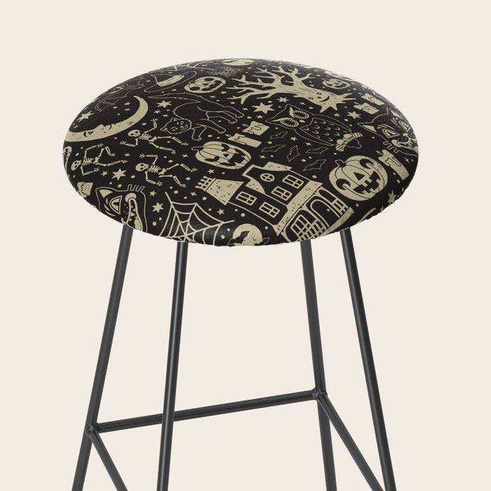 Vintage Halloween: Black Cat Stool Gallery Image 2