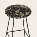 Vintage Halloween: Black Cat Stool Gallery Image 2