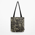 Vintage Halloween: Black Cat Tote Bag Gallery Image 2