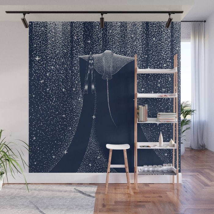 Star Collector And Diver Ver 2.0 Wall Mural Gallery Image 1