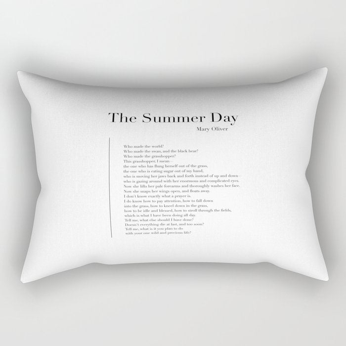 The Summer Day Rectangular Pillow Gallery Image 2