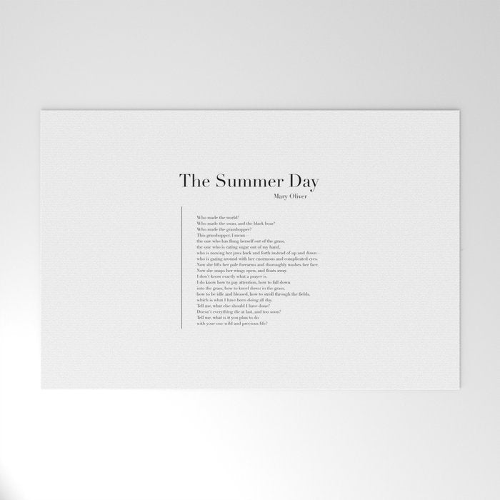 The Summer Day Welcome Mat Gallery Image 1