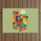 Owl squad Outdoor Rug Gallery Image 1
