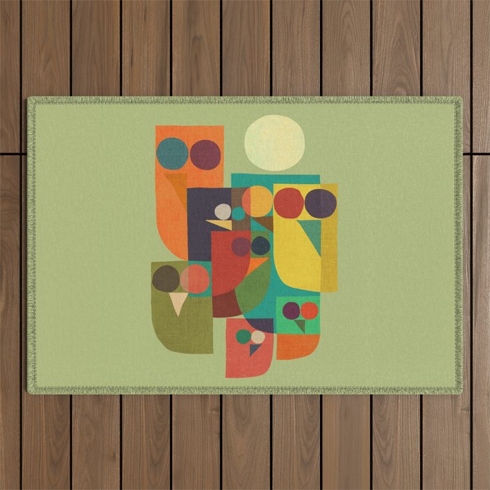 Owl squad Outdoor Rug Gallery Image 1