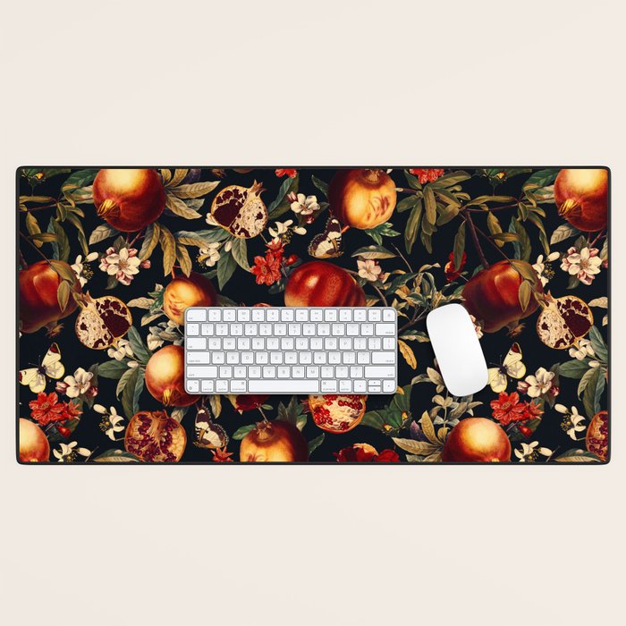 Pomegranate Garden II - Night Desk Mat Gallery Image 1