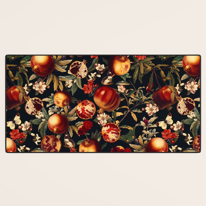 Pomegranate Garden II - Night Desk Mat Gallery Image 3