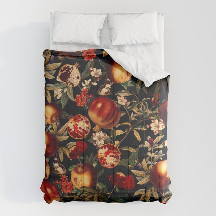 Pomegranate Garden II - Night Comforter Gallery Image 6