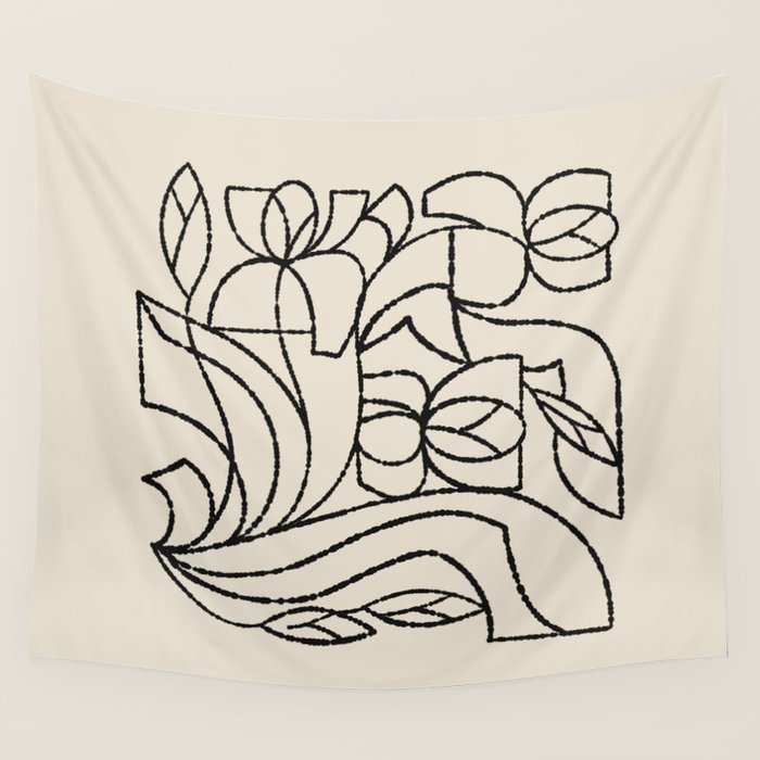 Linear Iris Wall Tapestry Gallery Image 1