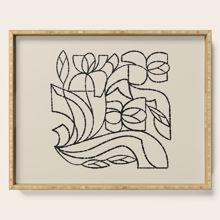 Linear Iris Serving Tray Gallery Image 1