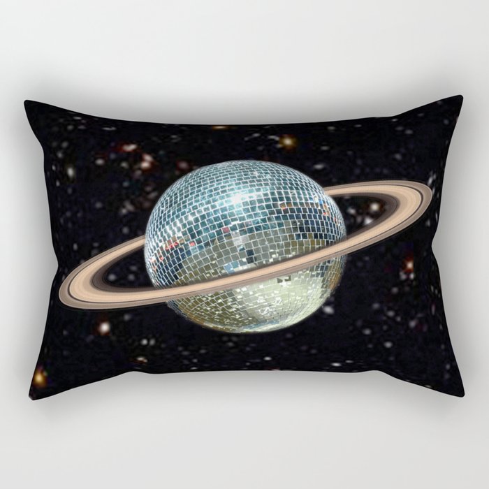 Saturn Disco II Rectangular Pillow Gallery Image 2