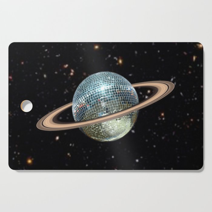 Saturn Disco II Cutting Board Gallery Image 1