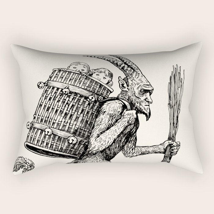Gruss vom Krampus Rectangular Pillow Gallery Image 2