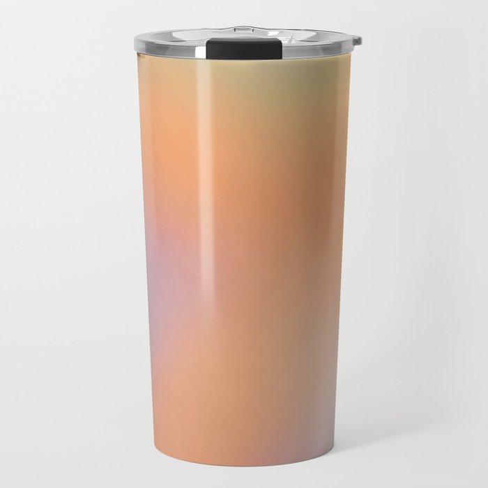 The Ring, Pastel Soft Gradient Shading, Geometrical Circle of Life Graphic, Digital Shapes Eclectic Modern, Futuristic Mindful Eclectic Meditation, Bohemian Yoga Spiritual Travel Mug Gallery Image 1