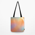 The Ring, Pastel Soft Gradient Shading, Geometrical Circle of Life Graphic, Digital Shapes Eclectic Modern, Futuristic Mindful Eclectic Meditation, Bohemian Yoga Spiritual Tote Bag Gallery Image 2