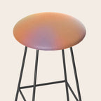 The Ring, Pastel Soft Gradient Shading, Geometrical Circle of Life Graphic, Digital Shapes Eclectic Modern, Futuristic Mindful Eclectic Meditation, Bohemian Yoga Spiritual Stool Gallery Image 2