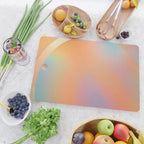 The Ring, Pastel Soft Gradient Shading, Geometrical Circle of Life Graphic, Digital Shapes Eclectic Modern, Futuristic Mindful Eclectic Meditation, Bohemian Yoga Spiritual Cutting Board Gallery Image 2