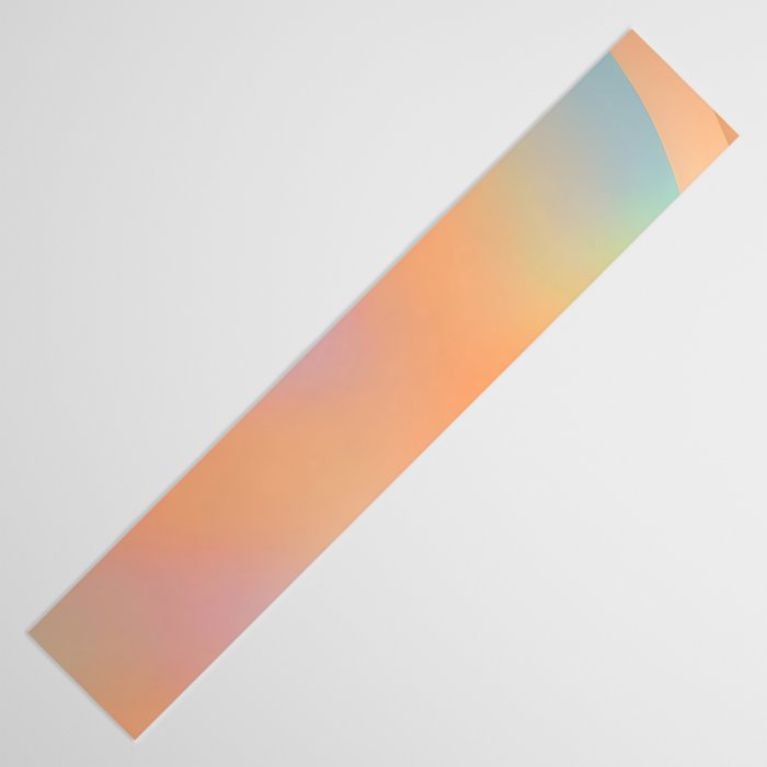 The Ring, Pastel Soft Gradient Shading, Geometrical Circle of Life Graphic, Digital Shapes Eclectic Modern, Futuristic Mindful Eclectic Meditation, Bohemian Yoga Spiritual Table Runner Gallery Image 3