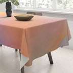 The Ring, Pastel Soft Gradient Shading, Geometrical Circle of Life Graphic, Digital Shapes Eclectic Modern, Futuristic Mindful Eclectic Meditation, Bohemian Yoga Spiritual Tablecloth Gallery Image 3