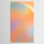 The Ring, Pastel Soft Gradient Shading, Geometrical Circle of Life Graphic, Digital Shapes Eclectic Modern, Futuristic Mindful Eclectic Meditation, Bohemian Yoga Spiritual Tablecloth Gallery Image 2