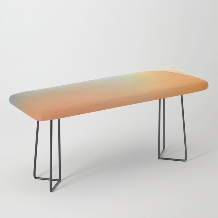 The Ring, Pastel Soft Gradient Shading, Geometrical Circle of Life Graphic, Digital Shapes Eclectic Modern, Futuristic Mindful Eclectic Meditation, Bohemian Yoga Spiritual Bench Gallery Image 1