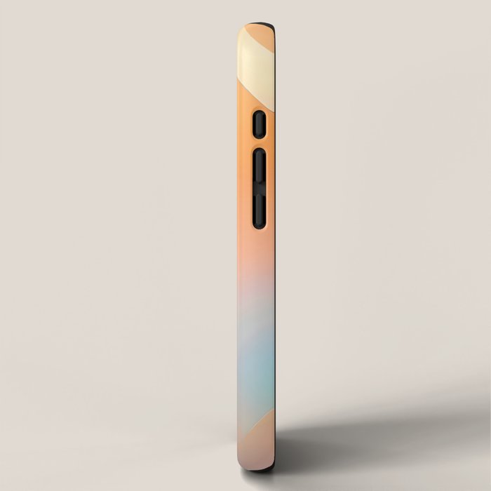 The Ring, Pastel Soft Gradient Shading, Geometrical Circle of Life Graphic, Digital Shapes Eclectic Modern, Futuristic Mindful Eclectic Meditation, Bohemian Yoga Spiritual iPhone Case Gallery Image 2
