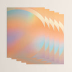 The Ring, Pastel Soft Gradient Shading, Geometrical Circle of Life Graphic, Digital Shapes Eclectic Modern, Futuristic Mindful Eclectic Meditation, Bohemian Yoga Spiritual Wrapping Paper Gallery Image 3