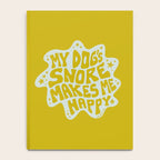 My Dogs Snore Makes Me Happy in Green Notebook Gallery Image 4
