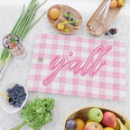 Y'all Pink Cutting Board Gallery Image 2