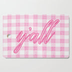 Y'all Pink Cutting Board Gallery Image 1