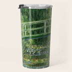 Water Lilies and Japanese Footbridge, Claude Monet Travel Mug Gallery Image 3