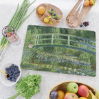 Water Lilies and Japanese Footbridge, Claude Monet Cutting Board Gallery Image 2