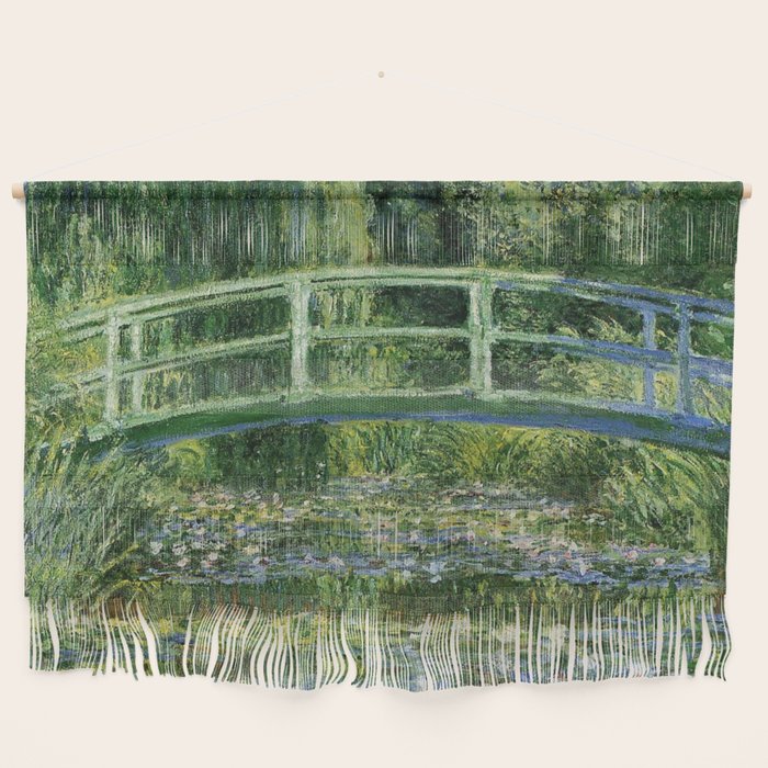 Water Lilies and Japanese Footbridge, Claude Monet Wall Hanging Gallery Image 1
