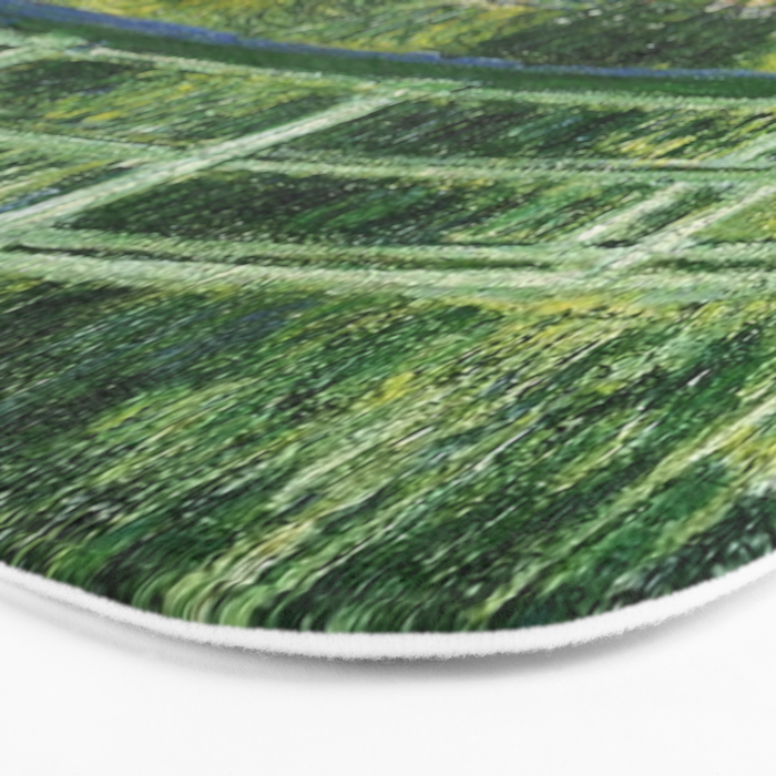 Water Lilies and Japanese Footbridge, Claude Monet Bath Mat Gallery Image 3