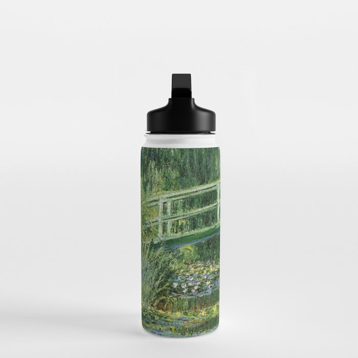 Water Lilies and Japanese Footbridge, Claude Monet Water Bottle Gallery Image 3
