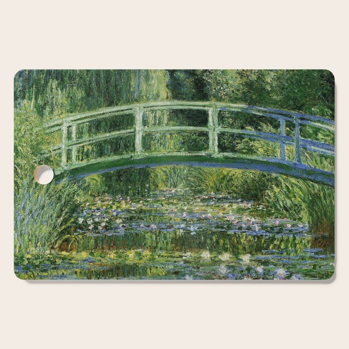 Water Lilies and Japanese Footbridge, Claude Monet Cutting Board Gallery Image 1