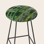 Water Lilies and Japanese Footbridge, Claude Monet Stool Gallery Image 2