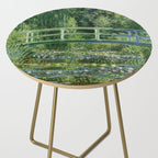 Water Lilies and Japanese Footbridge, Claude Monet Side Table Gallery Image 2